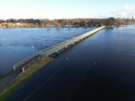 Hochwasser im Jan. 2024, Foto: Hans-Dieter Fischer